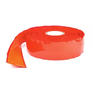 Vibrant Orange Tether Attachment Tape - 1" Width